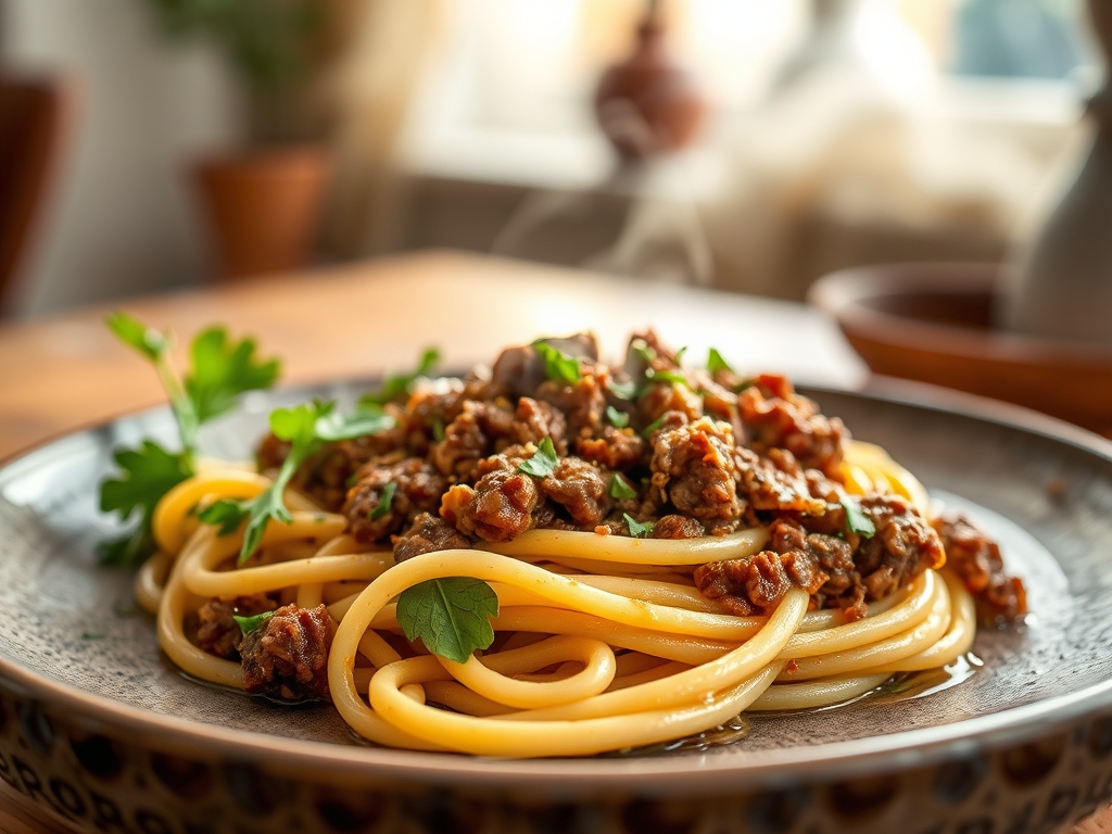 fettuccine ground beef recipes