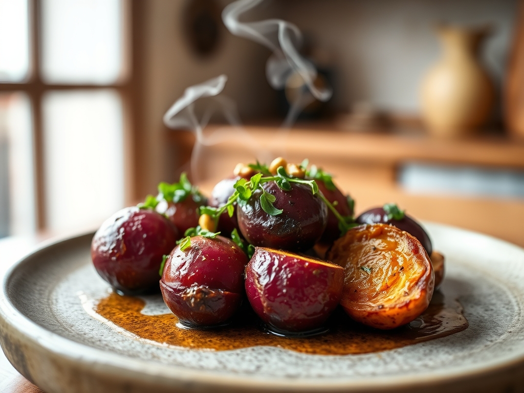 purple potato recipes roasted