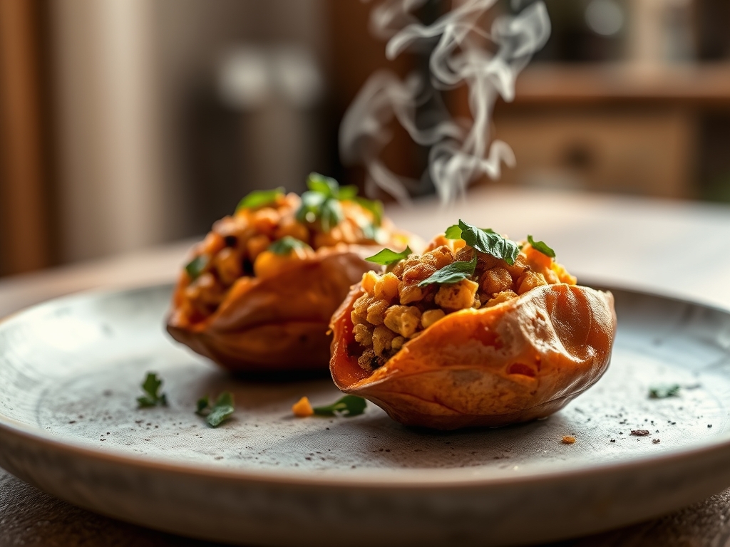 vegan stuffed sweet potato recipes